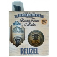 REUZEL BEARD FOAM & BALM WOOD & SPICE PACK