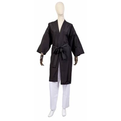 Black Micro Fiber Kimono